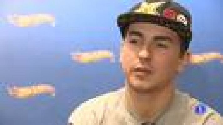 Telediario 1 - Lorenzo: "Márquez es un gran piloto"