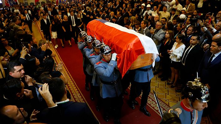 Chile despide con un funeral de Estado a Sebastián Piñera