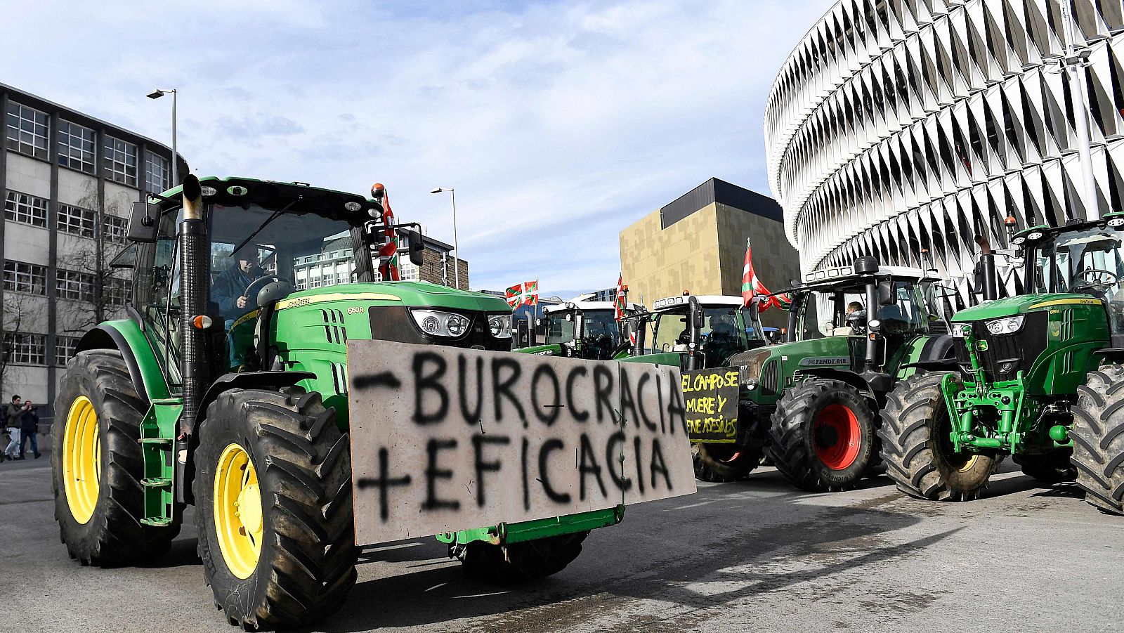 Los agricultores vuelven a colapsar las carreteras