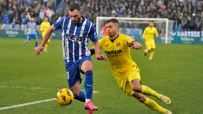 Alavés - Villarreal: resumen partido 24ª jornada Liga | Primera