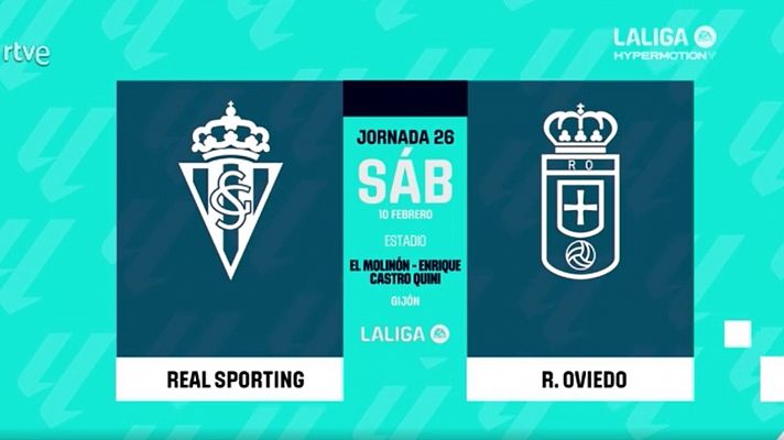 Sporting Gijón-Oviedo: resumen partido 26ª jornada | Segunda