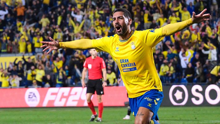 Resúmenes de LaLiga - Las Palmas-Valencia: resumen partido 24ª jornada Liga | Primera