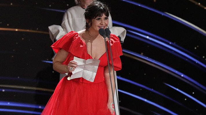 Janet Novás se alza con el Goya a Mejor actriz revelación por su papel en 'O corno'