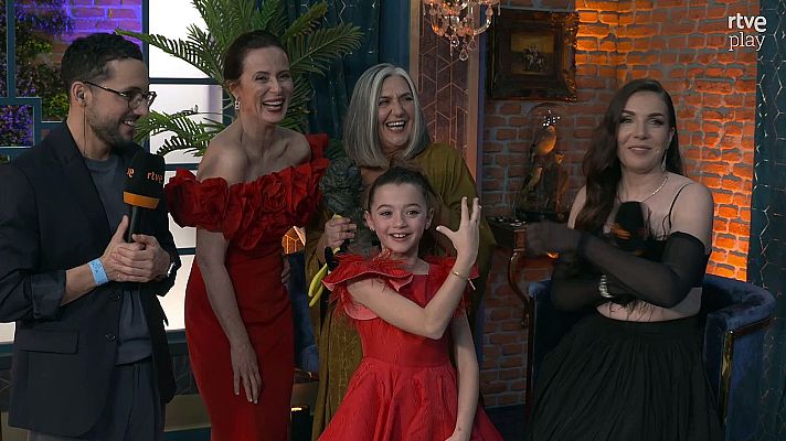 Premios Goya - Sofía Otero, desde el backstage: "Yo quiero ser 'mocatriz' y bailarina"