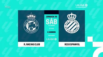 Racing - Espanyol: resumen del partido de la 26� jornada de Liga | Segunda