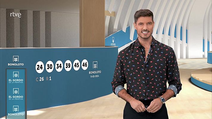 Loterías - Sorteo de la Bonoloto y El Gordo de la Primitiva del 11/02/2024