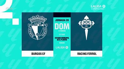 Burgos - Racing Ferrol: resumen del partido de la 26� jornada de Liga | Segunda