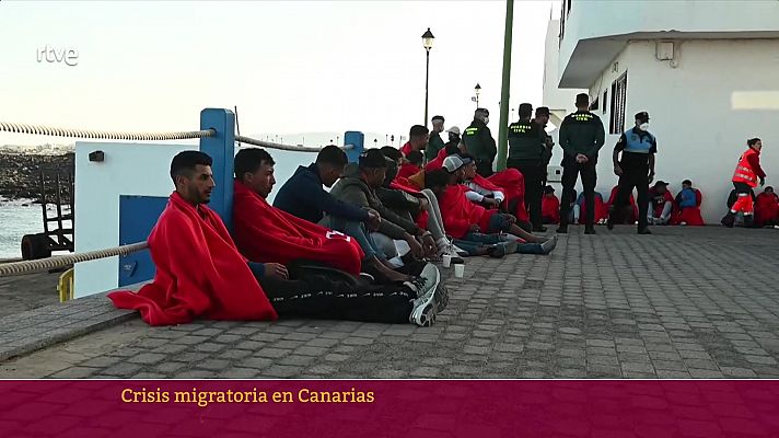 Crisis migratoria en Canarias