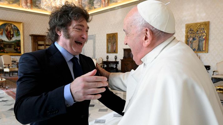 Javier Milei y el papa Francisco se reúnen por primera vez tras varios meses de tensión