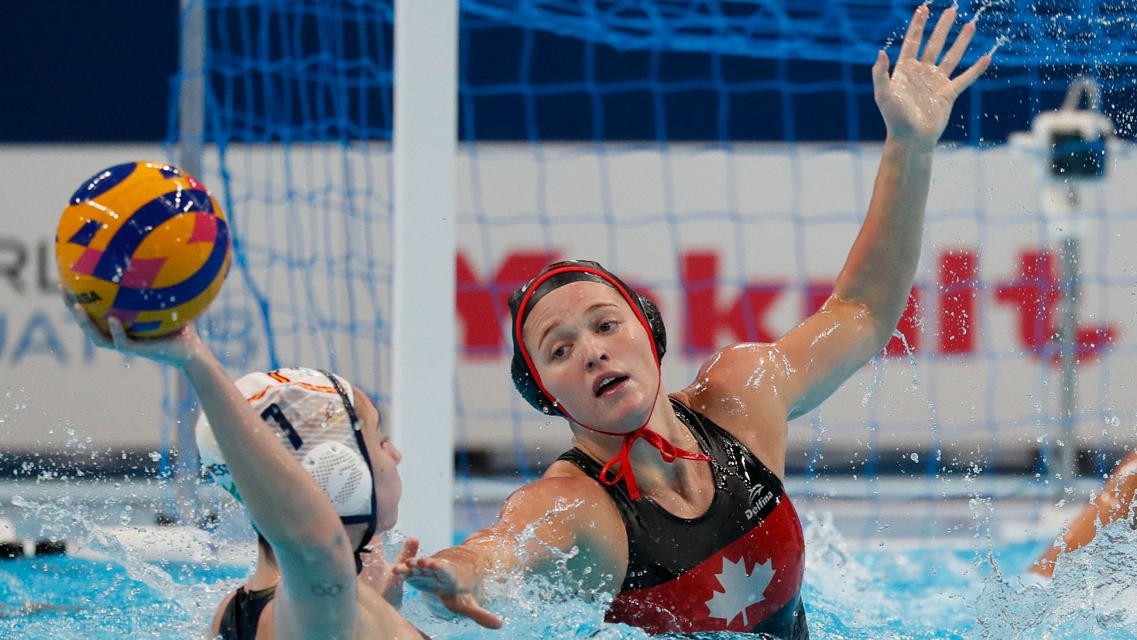 Waterpolo - Campeonato del Mundo femenino. 1/4 Final: España - Canadá