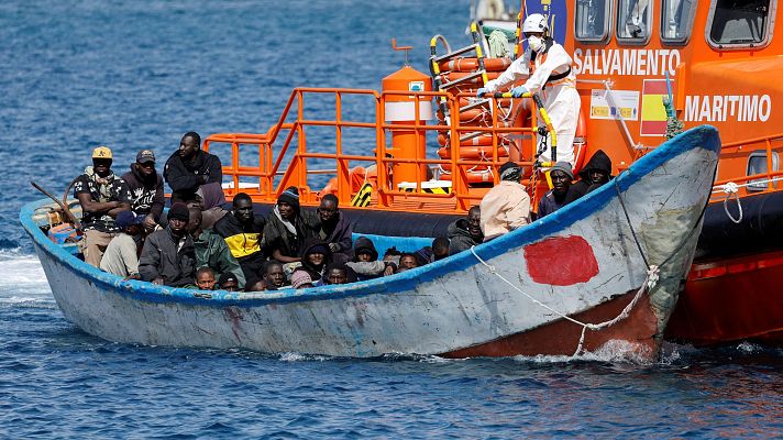 Telediario 2 - La prevención en el punto de origen: la Policía y el Ejército de Senegal cooperan para luchar contra las mafias