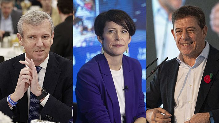 Telediario 1 - Rueda habla por primera vez sobre la polémica por la amnistía y Pontón y Besteiro le reprochan no acudir al debate en RTVE