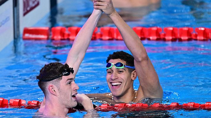 Natación - Hugo González, plata en 100 espalda a dos centésimas del oro