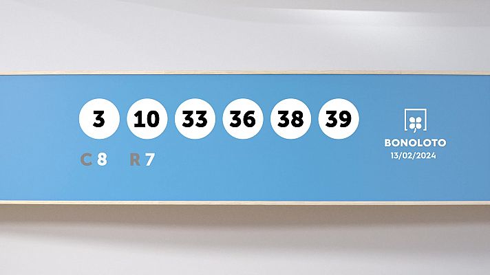SELAE - Sorteo de la Lotería Bonoloto y Euromillones del 13/02/2024
