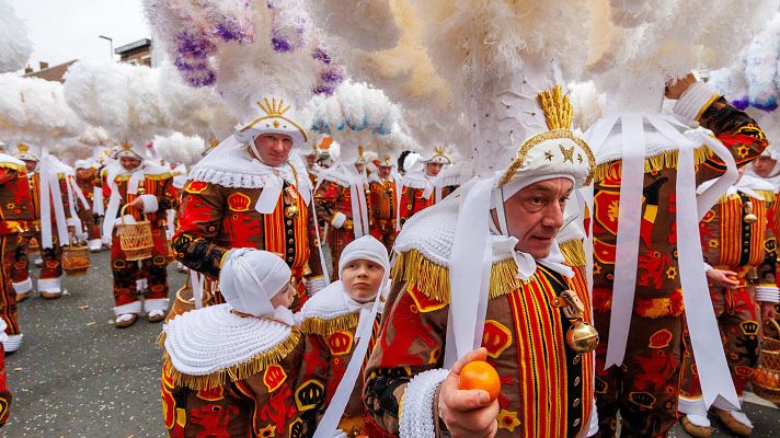 Carnaval de Binche en Bélgica: un desfile en el que no participan mujeres