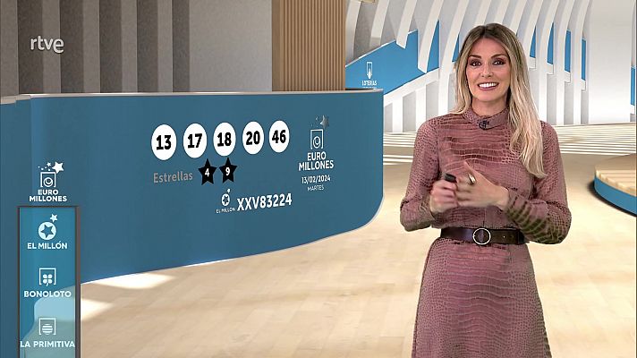 Loterías - Sorteo de la Bonoloto y Euromillones del 13/02/2024
