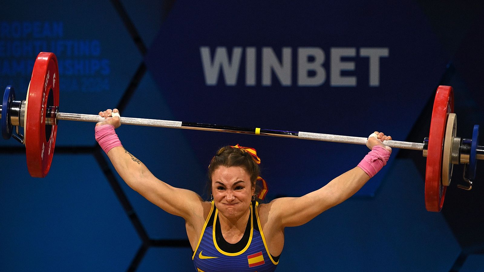 Halterofilia Campeonato de Europa. Final 55kg femeninos