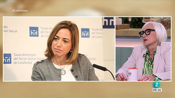 Cafè d'idees - Esther Piqueras, mare de la Carme Chacón: "Ens va fer oblidar la seva cardiopatia"