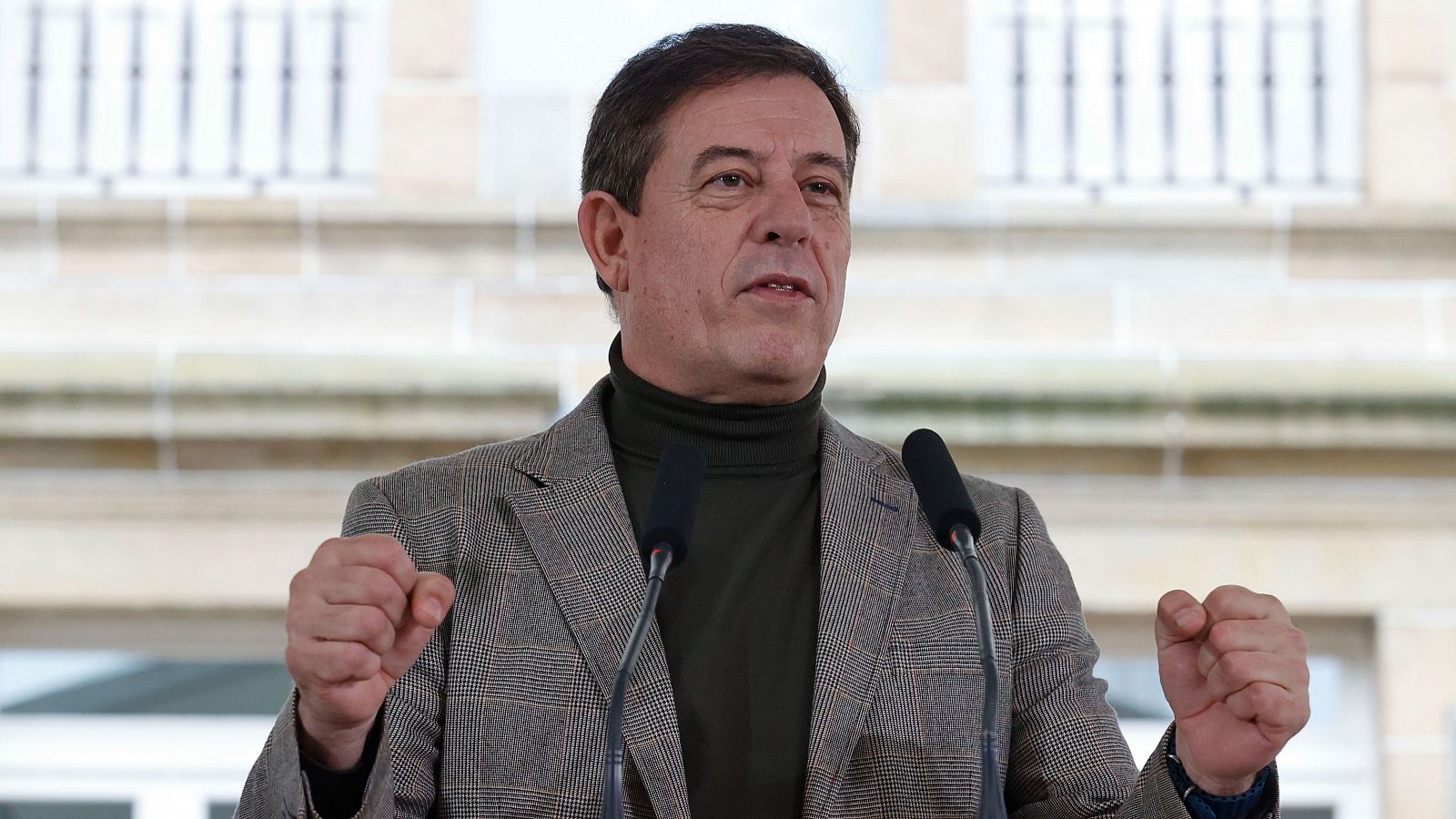 Elecciones Galicia 2024: Besteiro erige al PSdeG como "el cambio seguro"