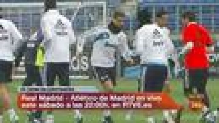 Telediario 1 - Madrid y Atlético llegan al derbi con los papeles cambiados