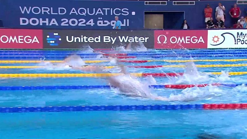 Natación Campeonato del Mundo. Sesión matinal 15/02/24