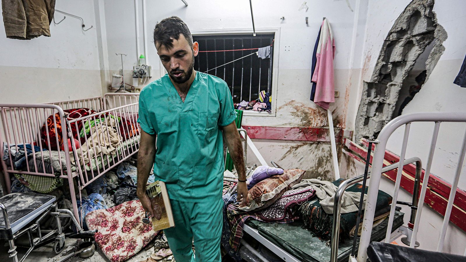 Evacuación forzosa del hospital Al Nasser: MSF denuncian disparos dentro del hospital