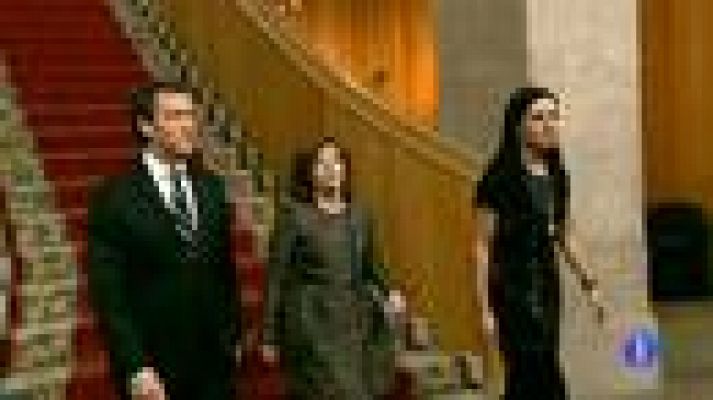 Telediario 1 - Feijóo toma posesión como presidente y con el paro como reto