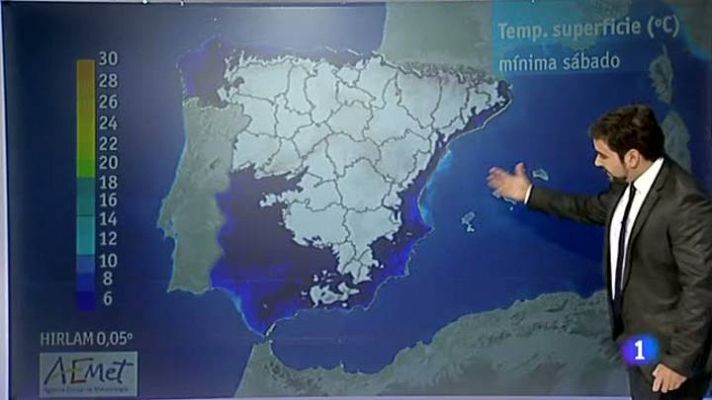 15 provincias en alerta por lluvia, frío, nieve, viento y oleaje