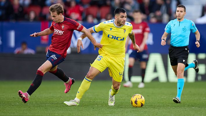 Resúmenes de LaLiga - Osasuna - Cádiz: resumen del partido de la 25ª jornada de Liga | Primera