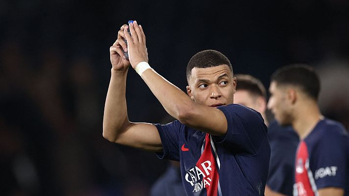 Telediario 1 - La salida de Mbappé del PSG acapara los titulares en Francia y retumba por las salas de prensa