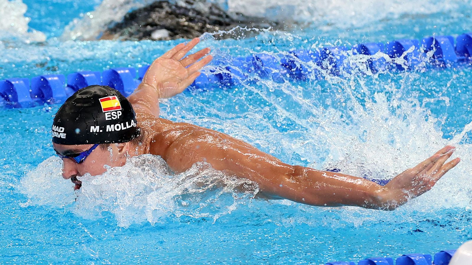 Mario Molla se clasifica para los Juegos de París destrozando su marca personal en los 100 mariposa - Natación | Ver
