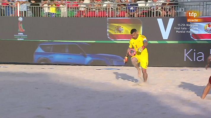 Fútbol  Playa - Mundial de fútbol playa | Gol de portería a portería de Dona