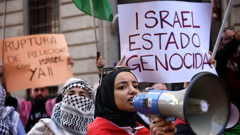 Una marcha en Madrid pide el fin de la guerra en Gaza | Ver