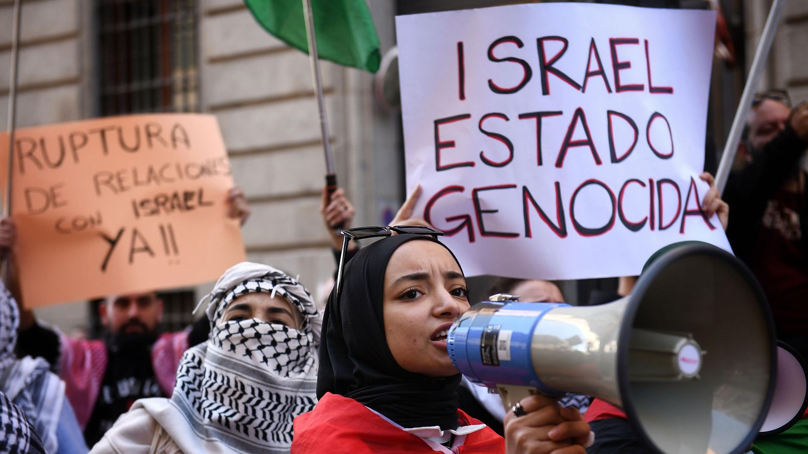 Una marcha en Madrid pide el fin de la guerra en Gaza