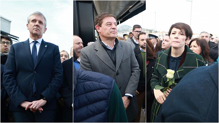 Telediario Fin de Semana - Los candidatos a la Xunta coinciden en el homenaje a las víctimas del Pitanxo