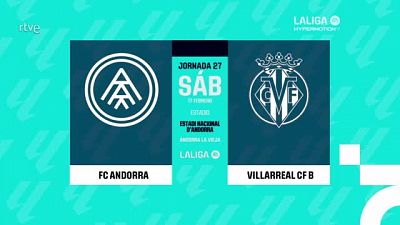 Andorra - Villarreal B: resumen del partido de la 27� jornada de Liga | Segunda