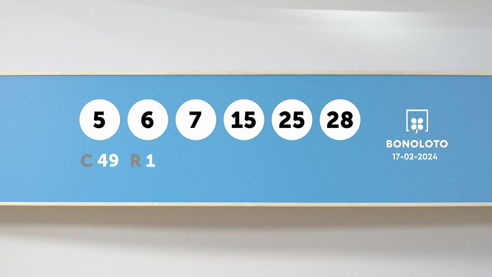 Sorteo de la Lotería Bonoloto del 17/02/2024 - Ver ahora