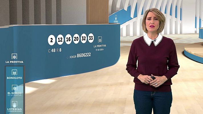 Loterías - Sorteo de la Bonoloto y Primitiva del 17/02/2024