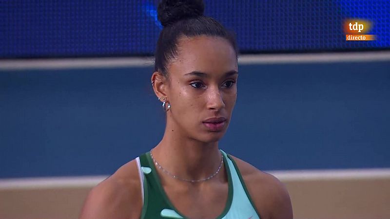Mara Vicente, campeona de Espaa en los 60 metros vallas con mejor marca personal