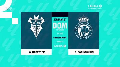 Albacete - Racing de Santander: resumen del partido de la 27 jornada de Liga | Segunda