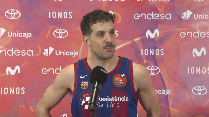 Baloncesto en RTVE - Del enfado de Laprovittola al temple con matices de Abrines, las reacciones del Barça tras caer en la final de Copa