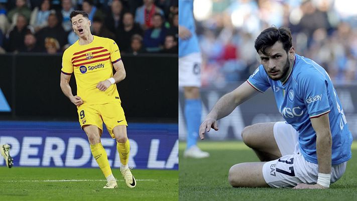 Telediario 1 - Un Barça necesitado de ilusión se mide a un Nápoles en crisis