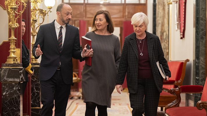 Telediario 1 - La Mesa del Congreso prorroga hasta el 7 de marzo el plazo para acordar un nuevo texto de la ley de amnistía