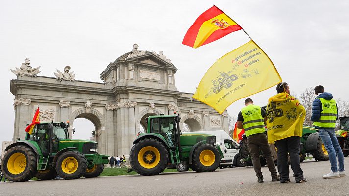  - Los agricultores bloquean Madrid en una nueva jornada de protestas