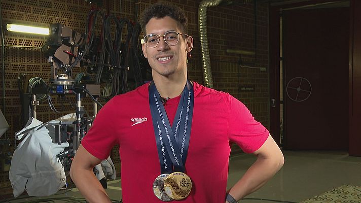 Natación - Hugo González, en RTVE: "Estas medallas eran un sueño y lo hicimos realidad"