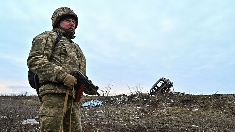 Los soldados ucranianos se entrenan para resistir la nueva ofensiva rusa
