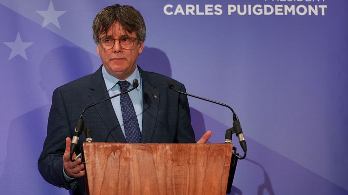 Telediario 1 - La teniente fiscal del Supremo rechaza investigar a Puigdemont en el caso 'Tsunami' por no hallar indicios