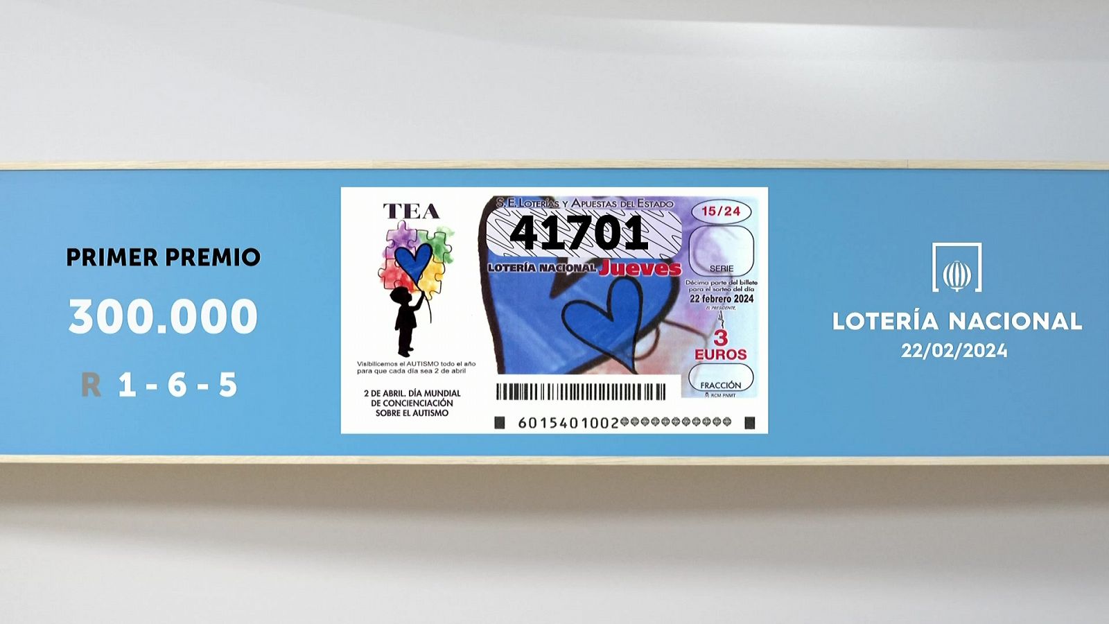 Sorteo de la Lotería Nacional del 22/02/2024 - Ver ahora