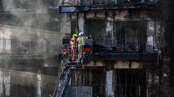 La hora de La 1 - Faustino Yanguas, sobre el incendio de Valencia: "Los bomberos se vieron desbordados"
