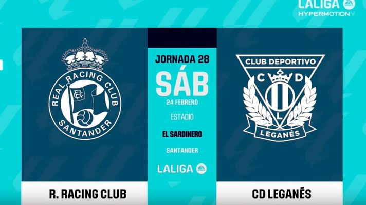 Racing - Leganés: resumen del partido de la 28ª jornada de Liga | Segunda